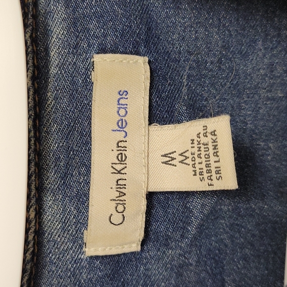 Calvin Klein jeams blouse - Picture 3 of 5